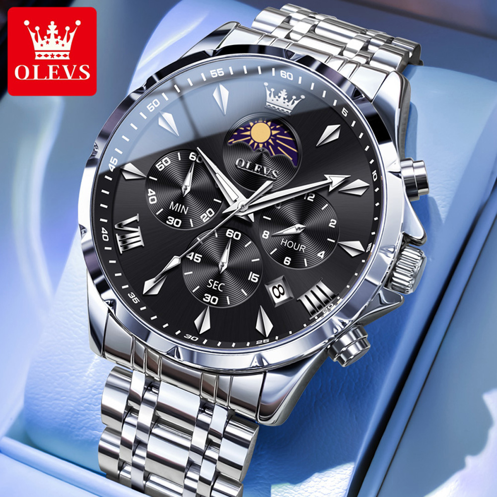 Cartier Watch Tank - Мужские часы OLEVS 3653 с календарем