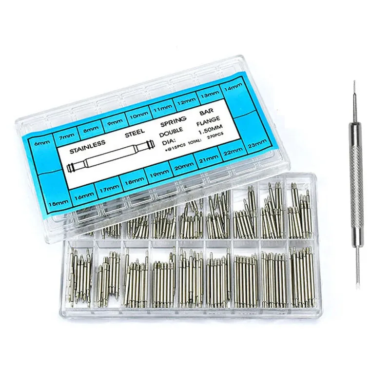 Spring Bar Tool Set - 360 шт./кор. 8-25 мм из нержавеющей