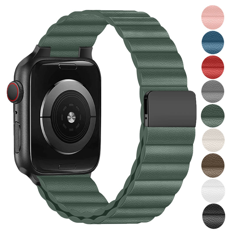 Milanese Loop Magnetic - Ремешок кожаный для Apple watch, магнитный