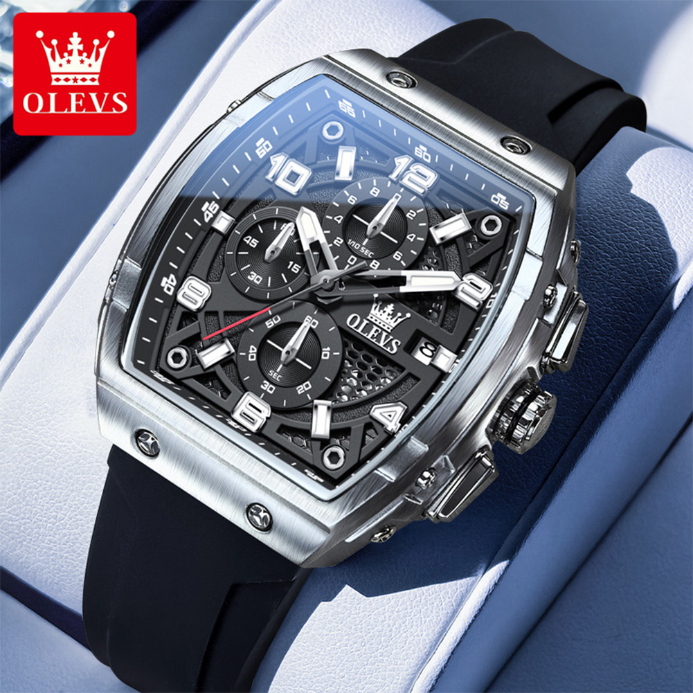 Мужские часы OLEVS 2976, роско – обзор и цена Cartier Watch Tank