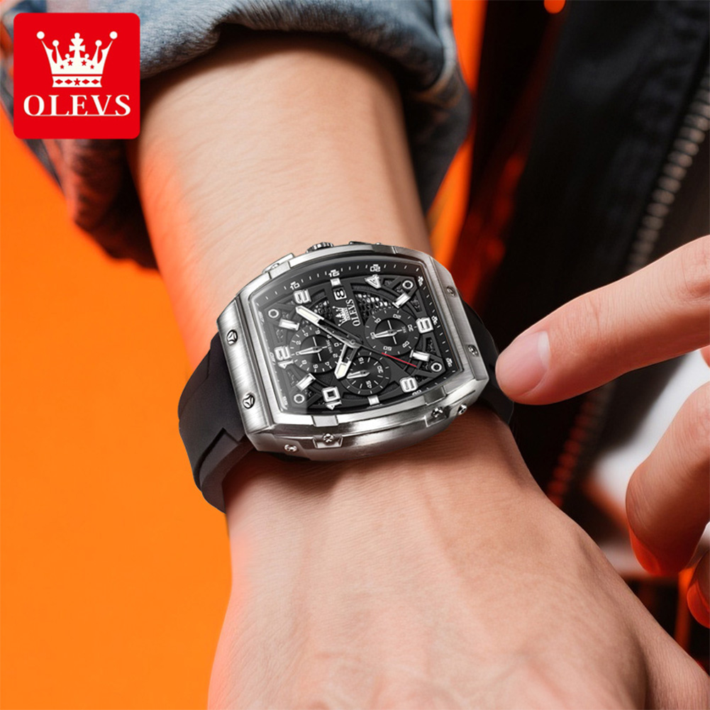 Мужские часы OLEVS 2976, роско – обзор и цена Cartier Watch Tank
