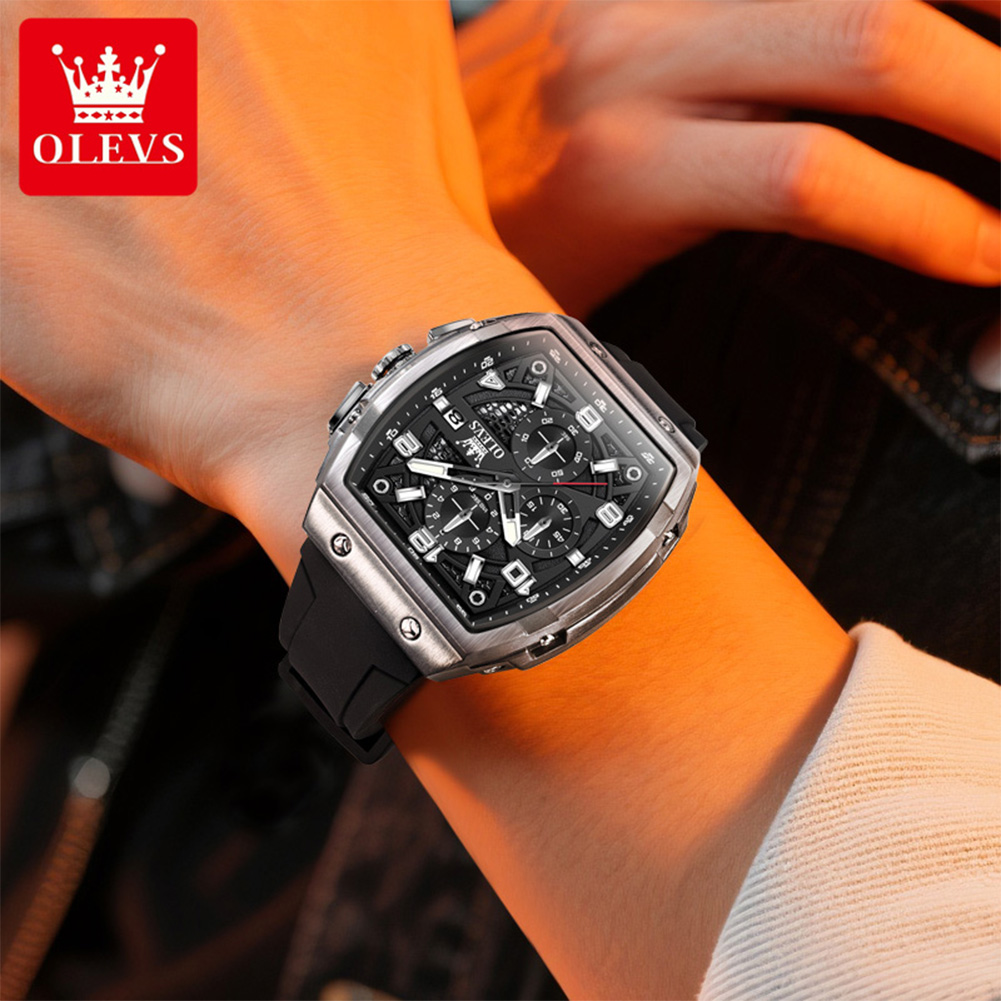 Мужские часы OLEVS 2976, роско – обзор и цена Cartier Watch Tank