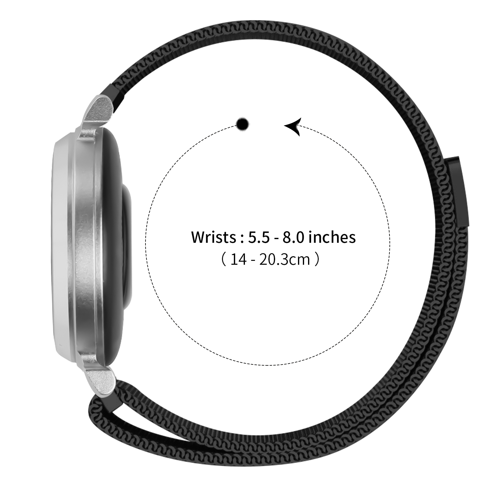14-мм миланская петля для часо – обзор и цена Milanese Loop Magnetic